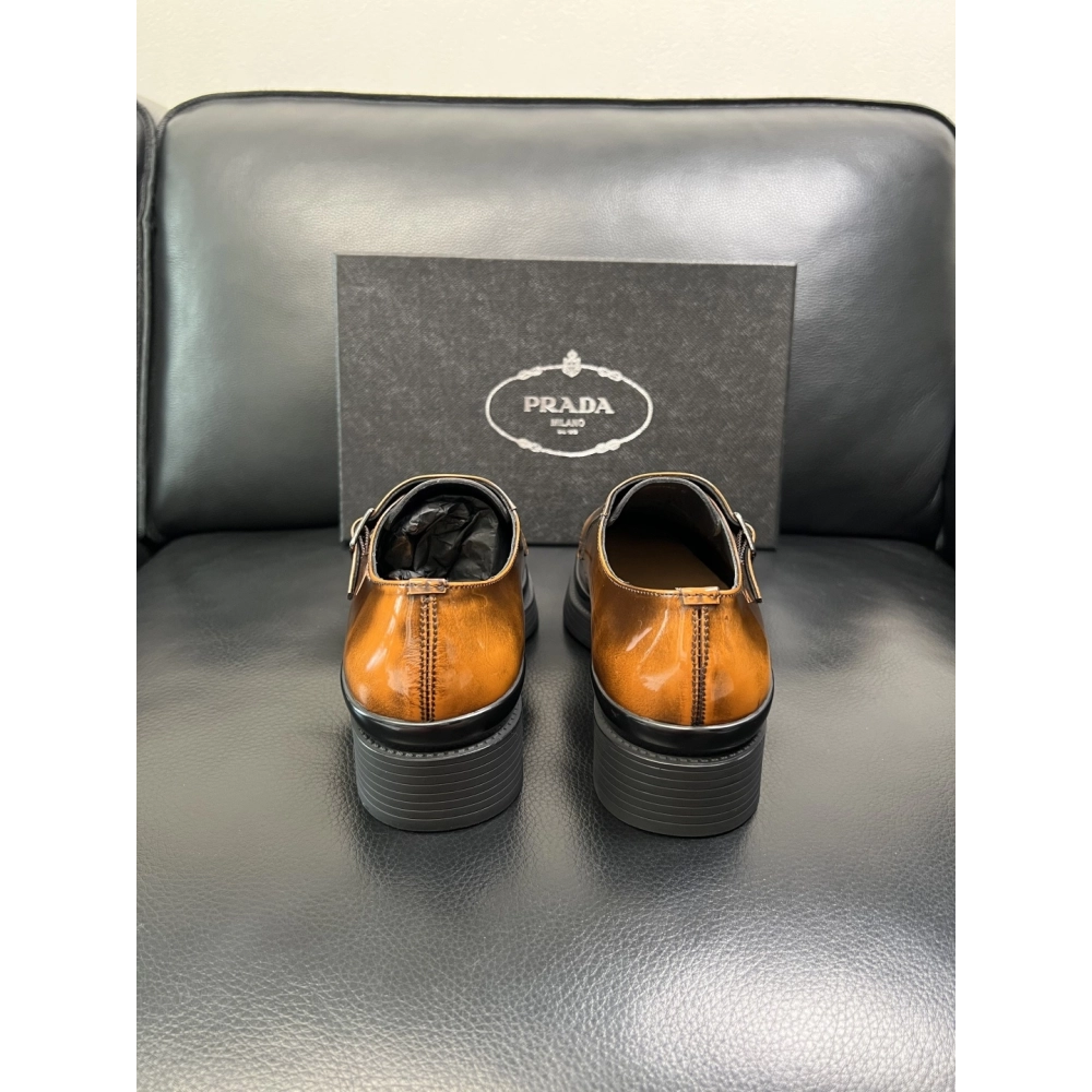 Prada leather shoes 073,PRADA SNEAKERS,Luxury Shoes