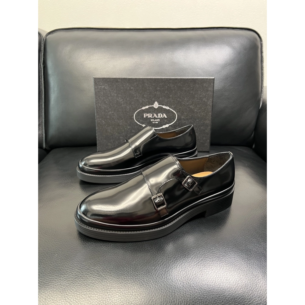 Prada leather shoes 074,PRADA SNEAKERS,Luxury Shoes