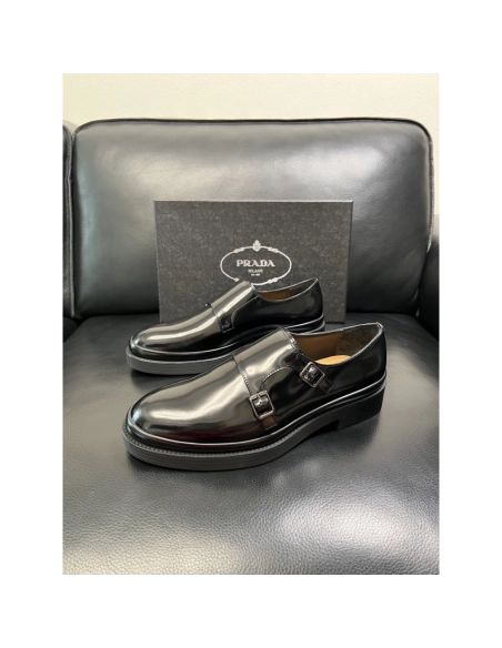 Prada leather shoes 074,PRADA SNEAKERS,Luxury Shoes