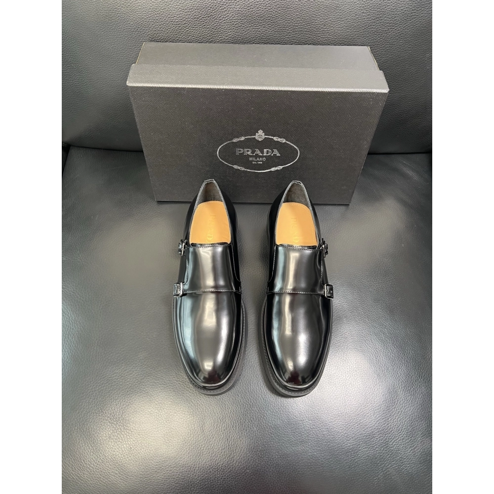 Prada leather shoes 074,PRADA SNEAKERS,Luxury Shoes