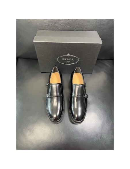 Prada leather shoes 074,PRADA SNEAKERS,Luxury Shoes