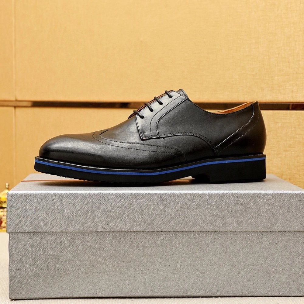 Prada leather shoes 078,PRADA SNEAKERS,Luxury Shoes