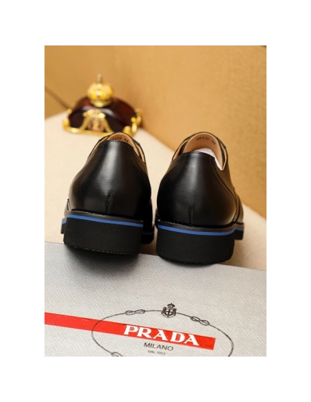 Prada leather shoes 078,PRADA SNEAKERS,Luxury Shoes