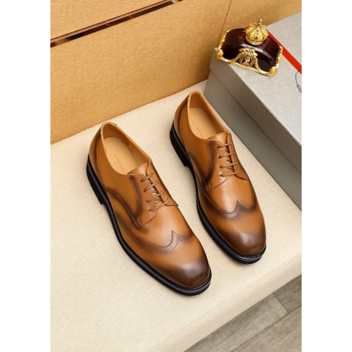 Prada leather shoes 079,PRADA SNEAKERS,Luxury Shoes