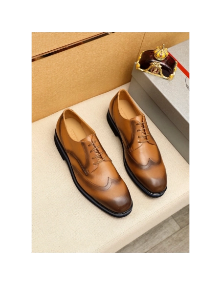 Prada leather shoes 079,PRADA SNEAKERS,Luxury Shoes
