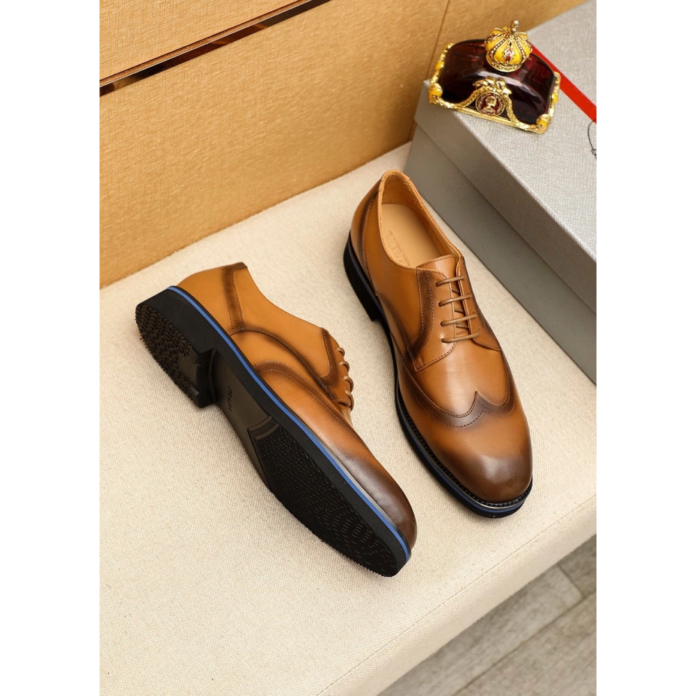 Prada leather shoes 079,PRADA SNEAKERS,Luxury Shoes
