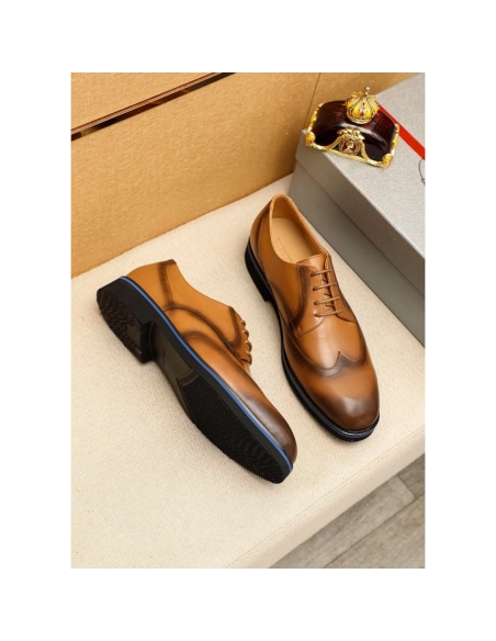 Prada leather shoes 079,PRADA SNEAKERS,Luxury Shoes