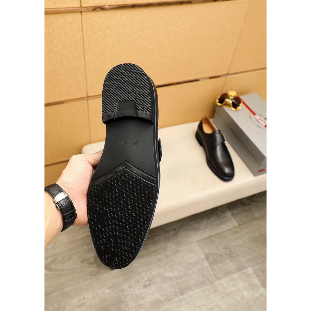 Prada leather shoes 080,PRADA SNEAKERS,Luxury Shoes