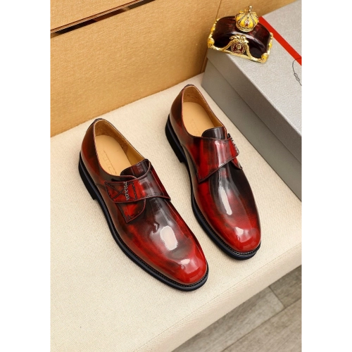 Prada leather shoes 081,PRADA SNEAKERS,Luxury Shoes
