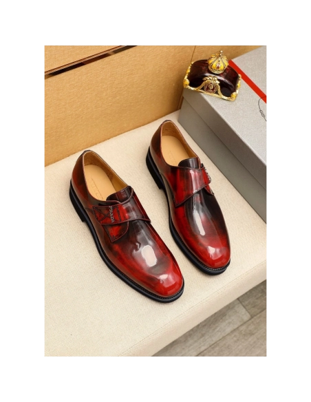 Prada leather shoes 081,PRADA SNEAKERS,Luxury Shoes