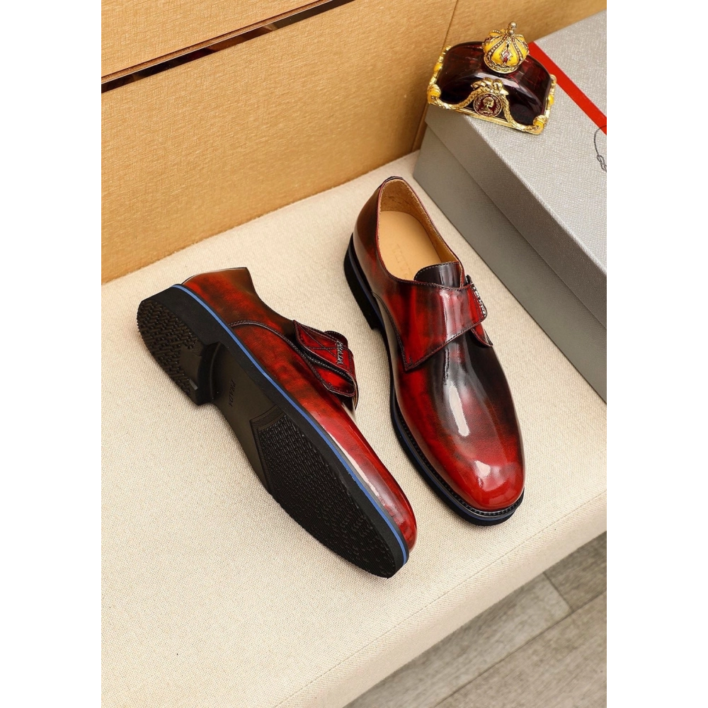 Prada leather shoes 081,PRADA SNEAKERS,Luxury Shoes