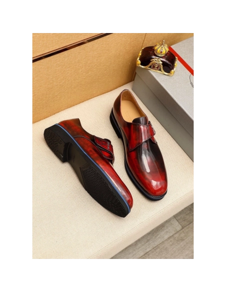Prada leather shoes 081,PRADA SNEAKERS,Luxury Shoes