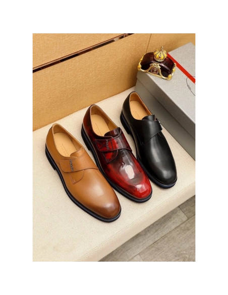 Prada leather shoes 081,PRADA SNEAKERS,Luxury Shoes