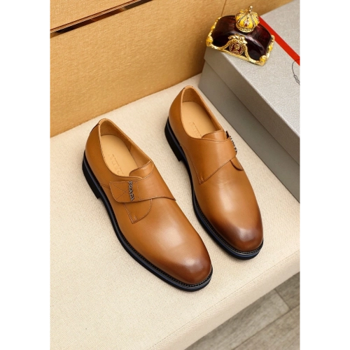 Prada leather shoes 082,PRADA SNEAKERS,Luxury Shoes