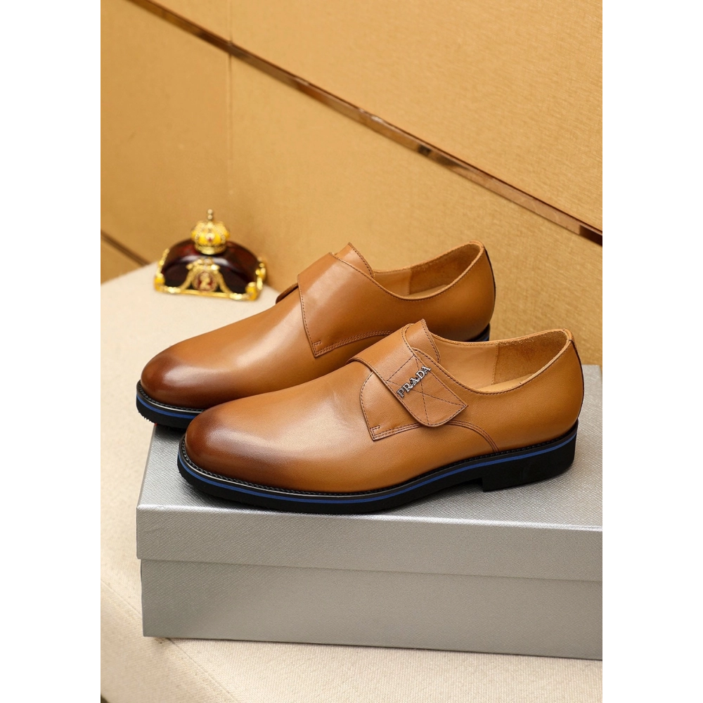Prada leather shoes 082,PRADA SNEAKERS,Luxury Shoes