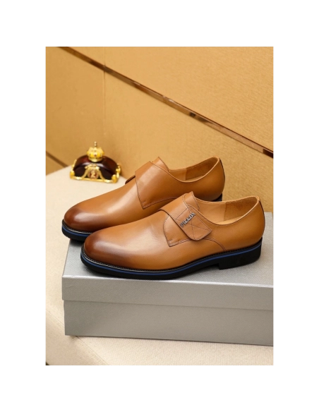 Prada leather shoes 082,PRADA SNEAKERS,Luxury Shoes