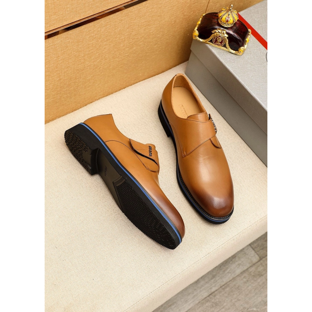 Prada leather shoes 082,PRADA SNEAKERS,Luxury Shoes