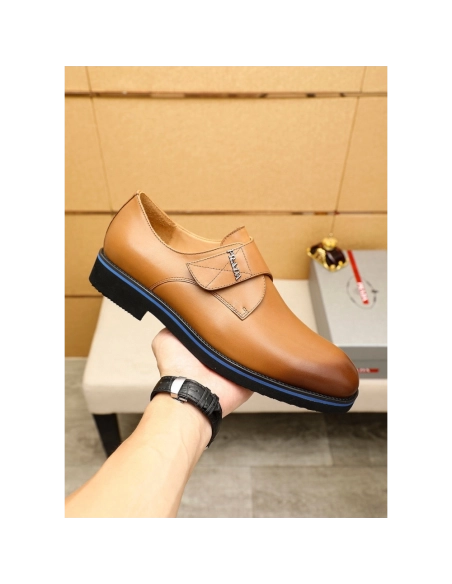Prada leather shoes 082,PRADA SNEAKERS,Luxury Shoes