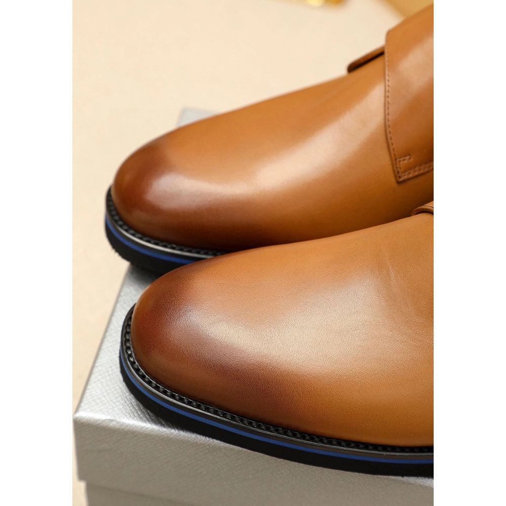 Prada leather shoes 082,PRADA SNEAKERS,Luxury Shoes