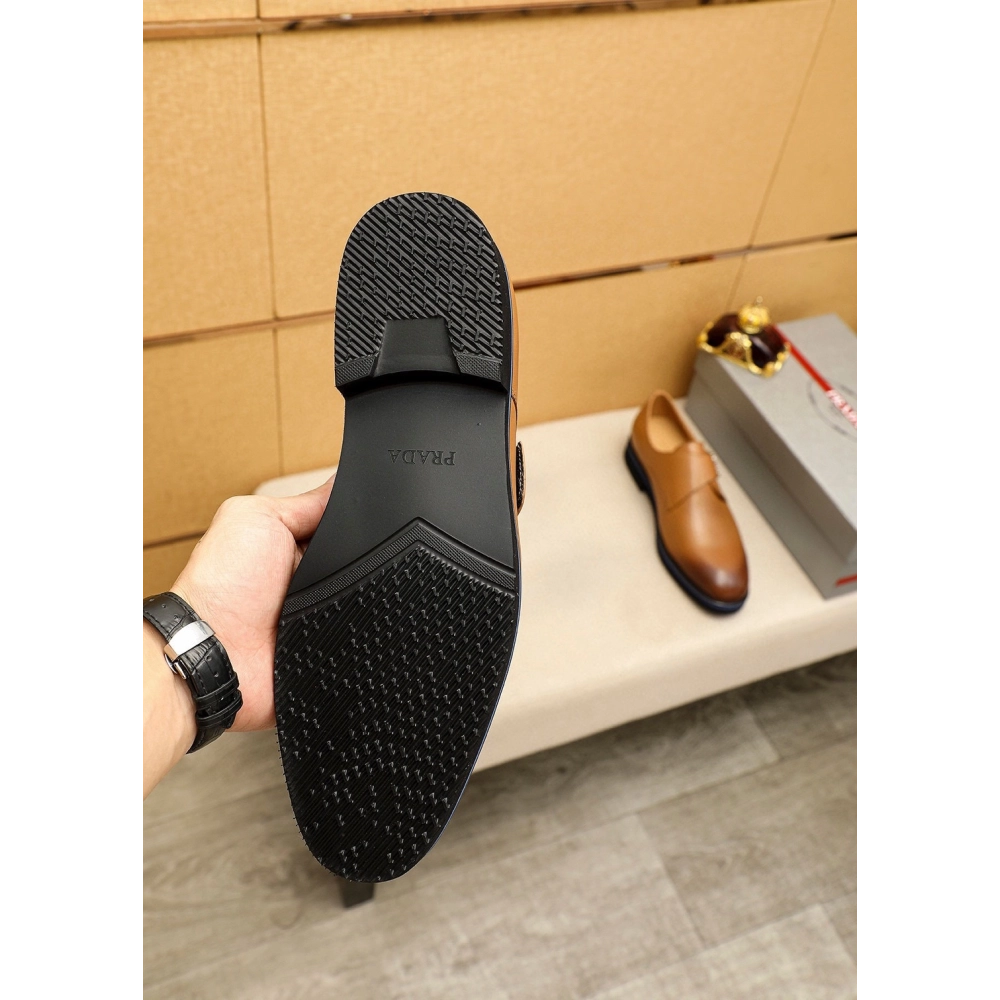 Prada leather shoes 082,PRADA SNEAKERS,Luxury Shoes