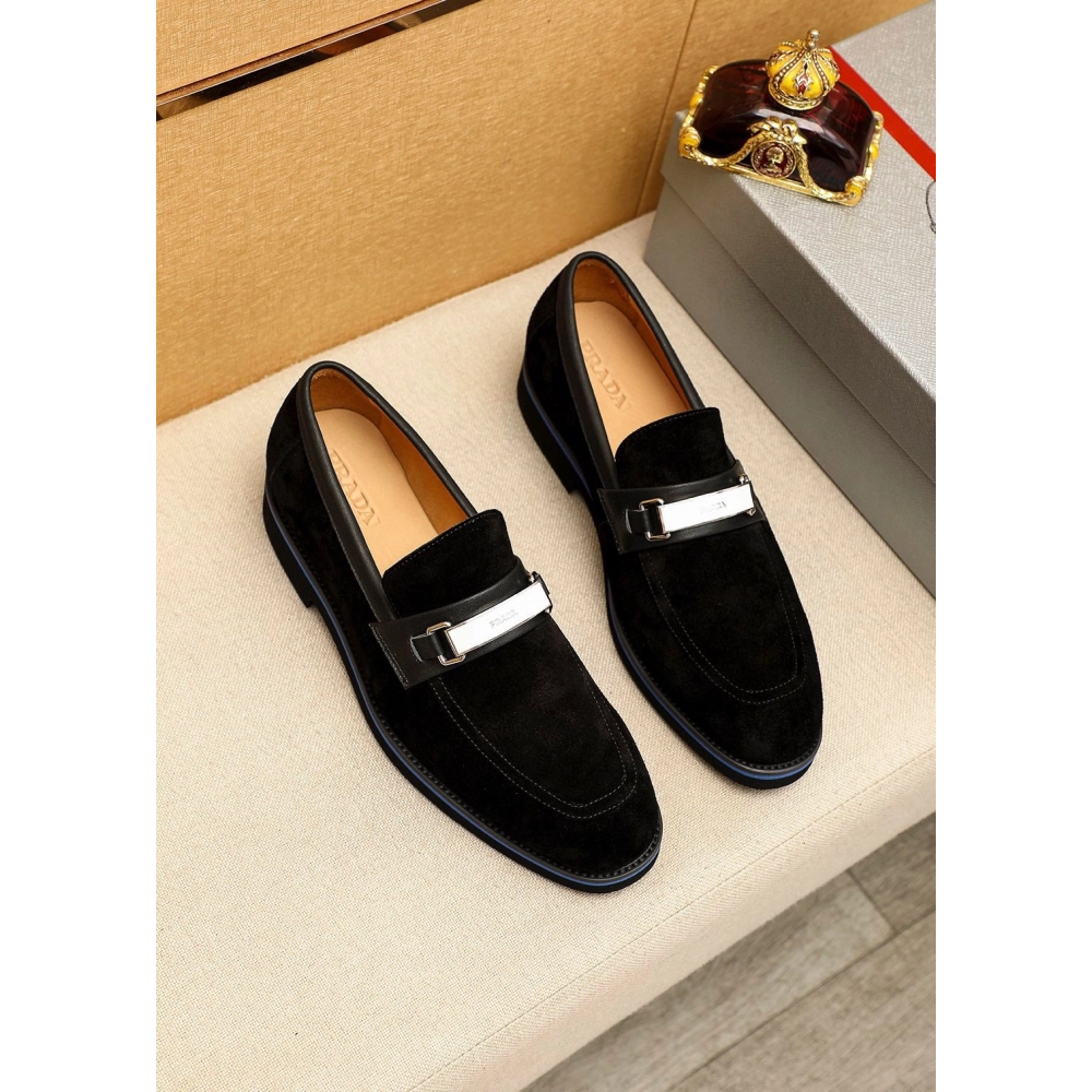 Prada leather shoes 083,PRADA SNEAKERS,Luxury Shoes