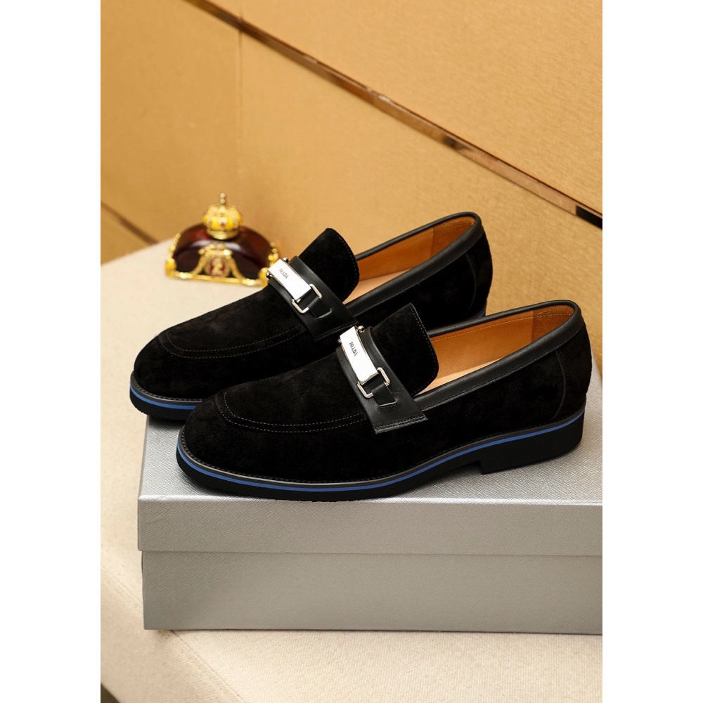 Prada leather shoes 083,PRADA SNEAKERS,Luxury Shoes
