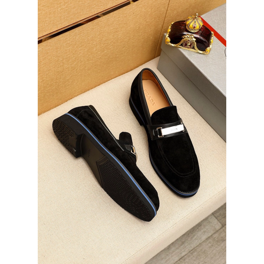 Prada leather shoes 083,PRADA SNEAKERS,Luxury Shoes