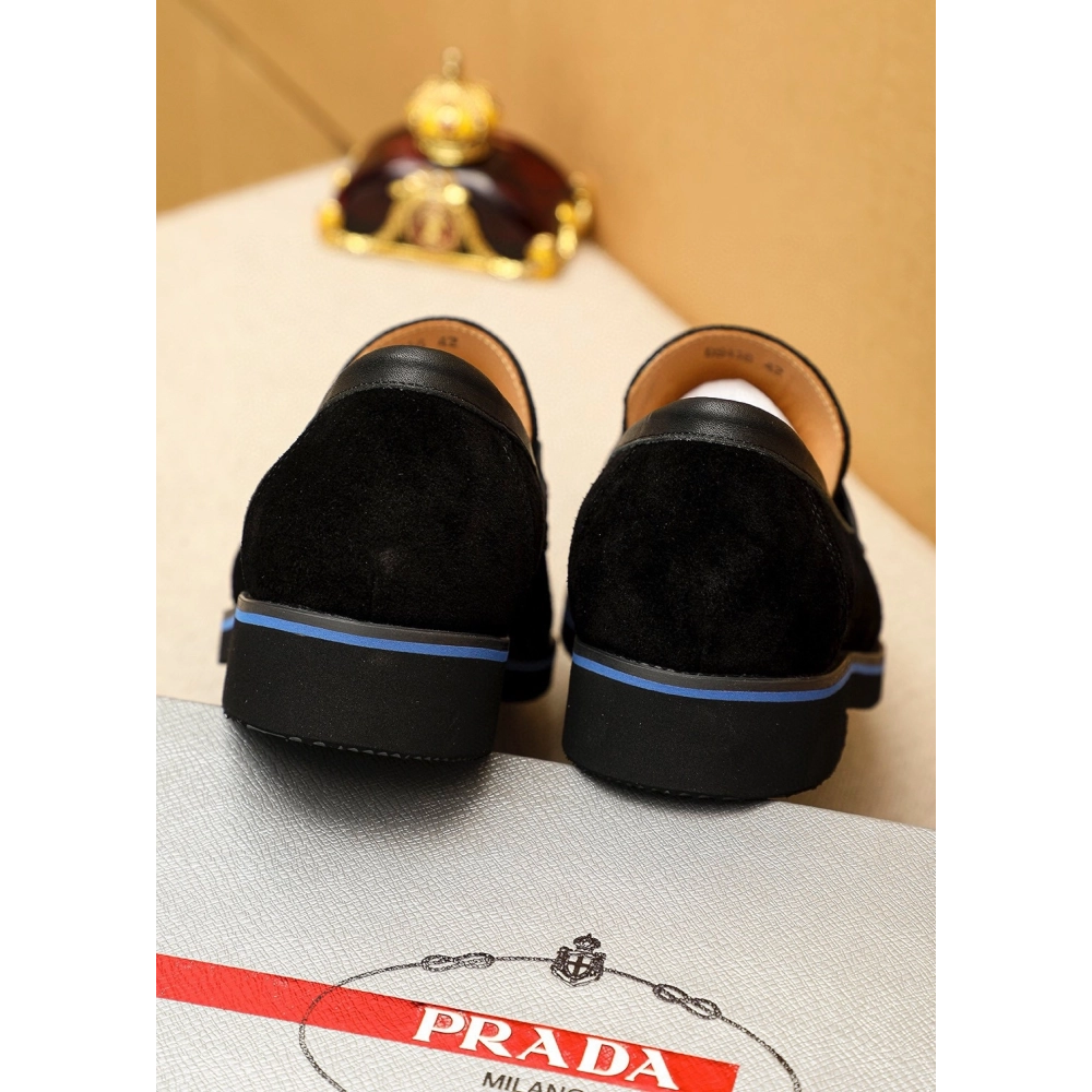 Prada leather shoes 083,PRADA SNEAKERS,Luxury Shoes