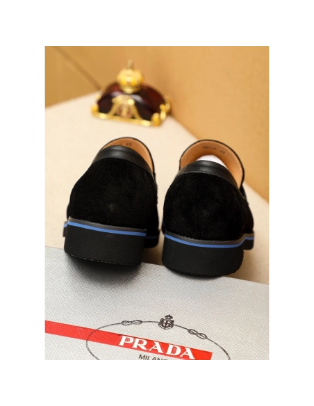Prada leather shoes 083,PRADA SNEAKERS,Luxury Shoes