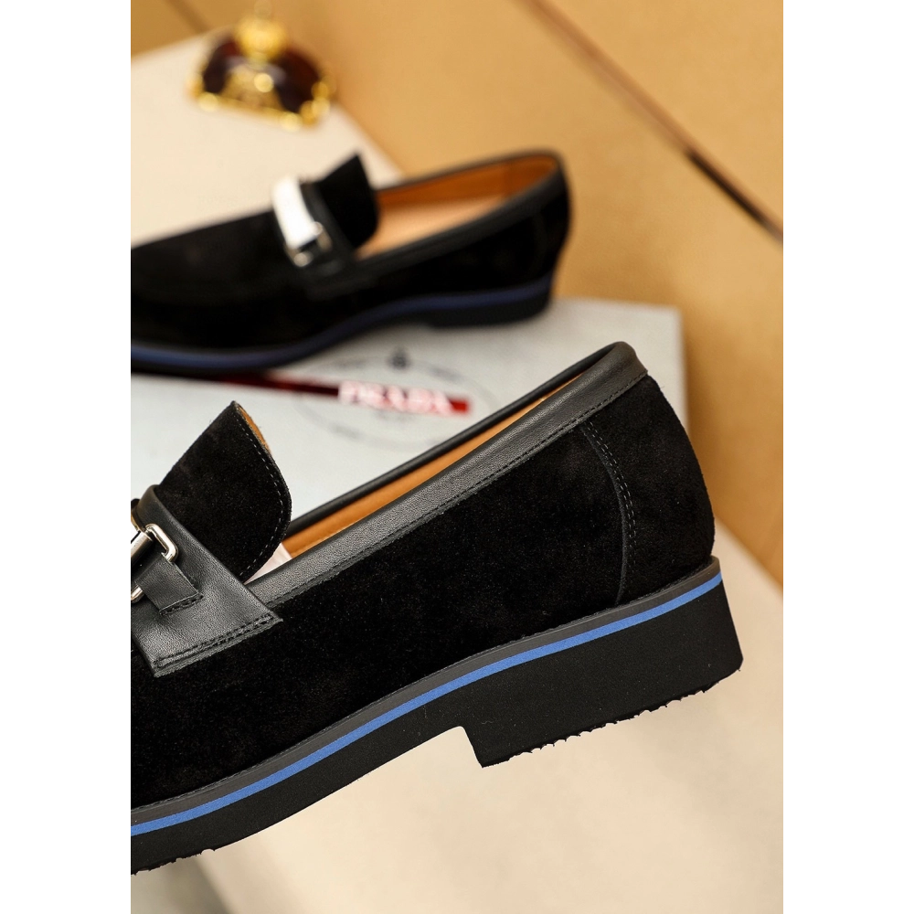 Prada leather shoes 083,PRADA SNEAKERS,Luxury Shoes