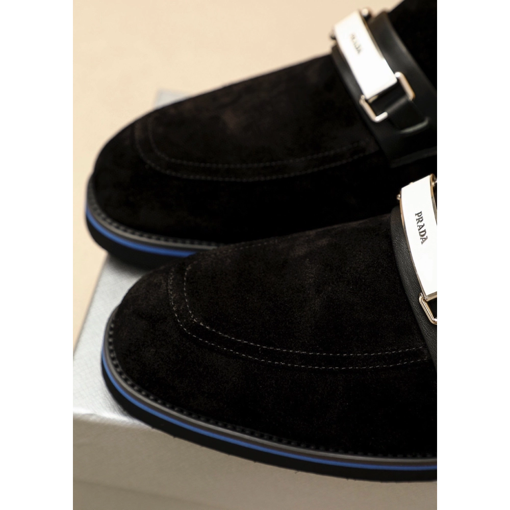 Prada leather shoes 083,PRADA SNEAKERS,Luxury Shoes