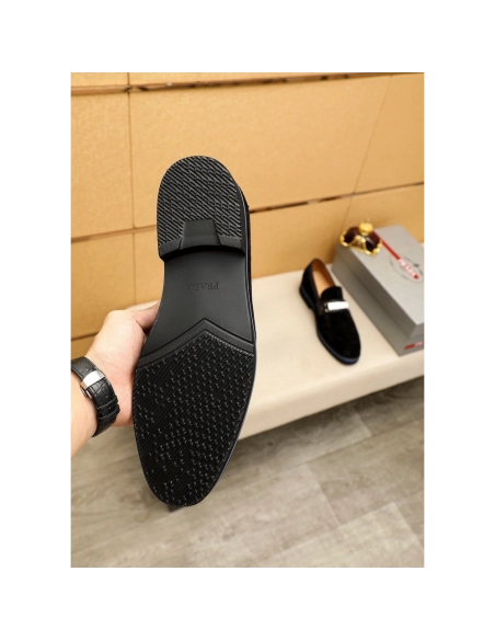 Prada leather shoes 083,PRADA SNEAKERS,Luxury Shoes