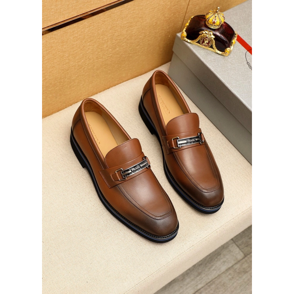 Prada leather shoes 084,PRADA SNEAKERS,Luxury Shoes