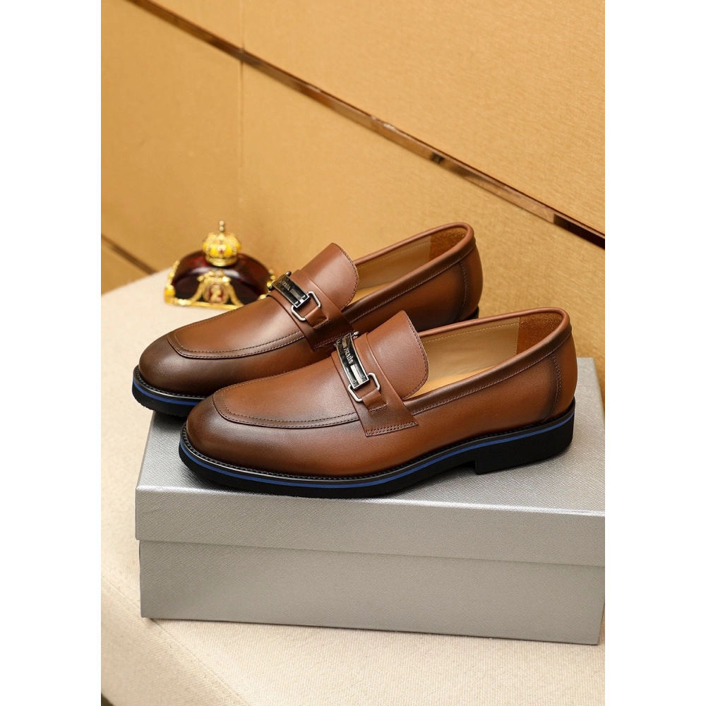 Prada leather shoes 084,PRADA SNEAKERS,Luxury Shoes