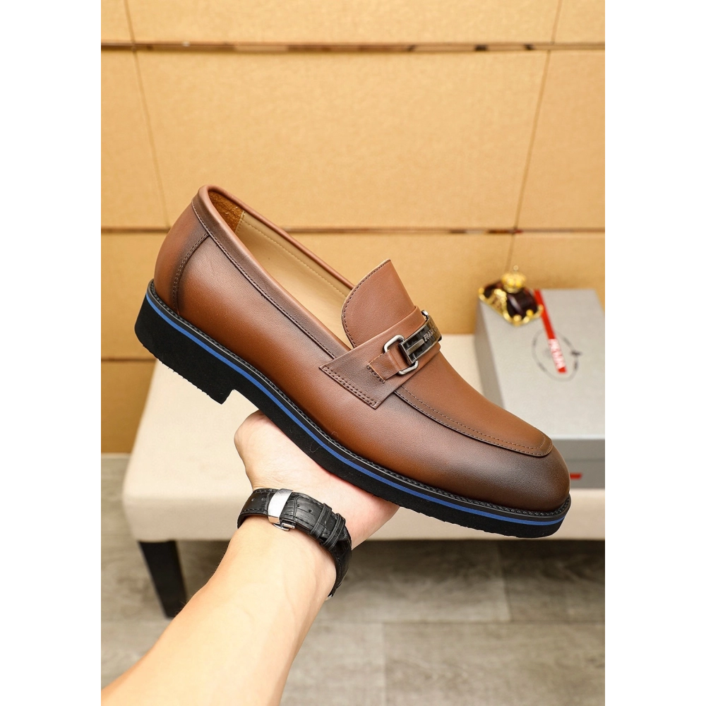 Prada leather shoes 084,PRADA SNEAKERS,Luxury Shoes