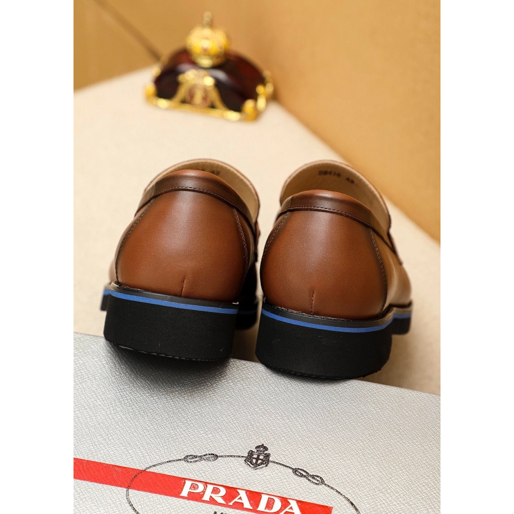 Prada leather shoes 084,PRADA SNEAKERS,Luxury Shoes