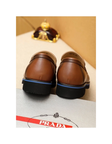 Prada leather shoes 084,PRADA SNEAKERS,Luxury Shoes