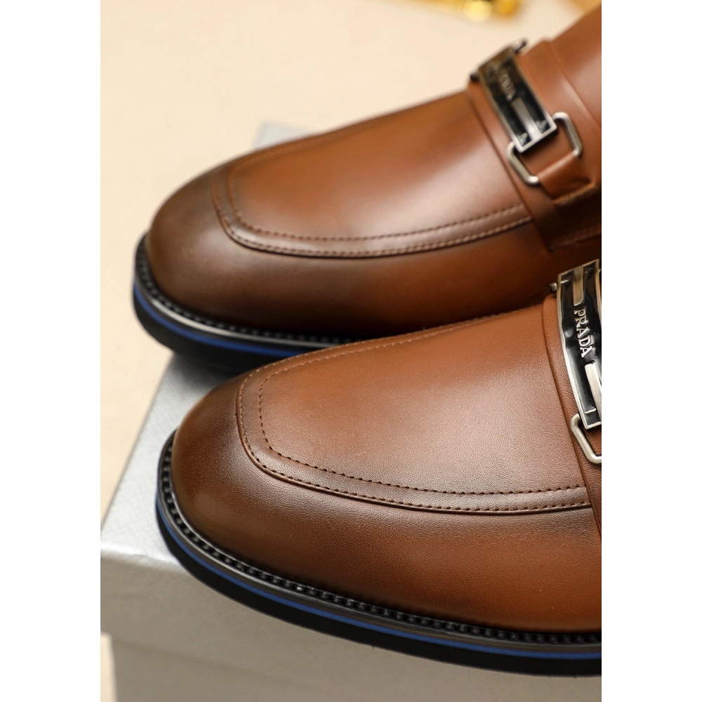 Prada leather shoes 084,PRADA SNEAKERS,Luxury Shoes
