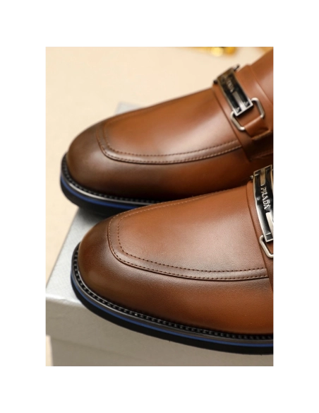 Prada leather shoes 084,PRADA SNEAKERS,Luxury Shoes