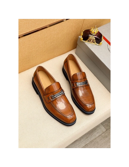 Prada leather shoes 085,PRADA SNEAKERS,Luxury Shoes