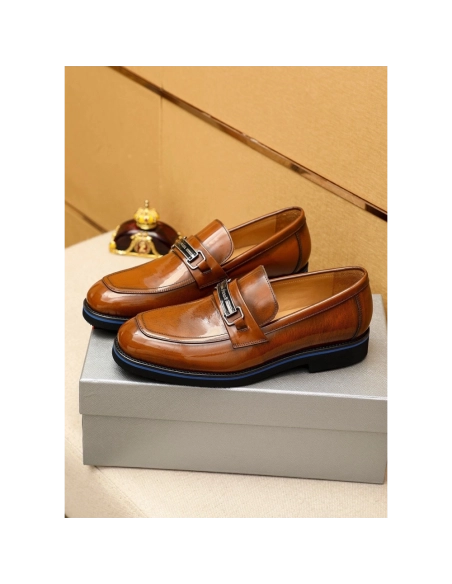 Prada leather shoes 085,PRADA SNEAKERS,Luxury Shoes
