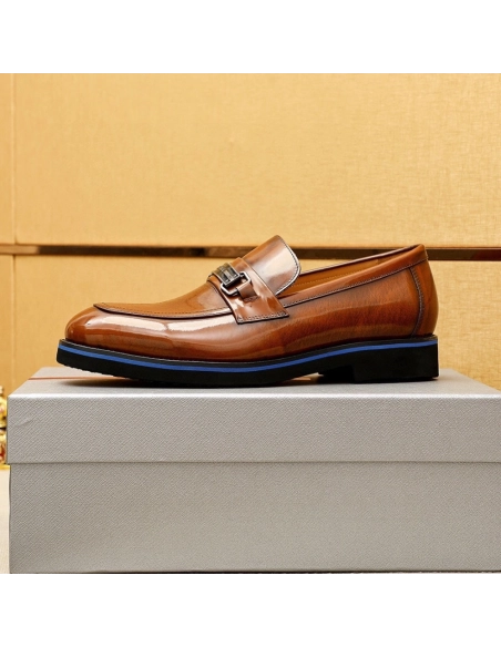 Prada leather shoes 085,PRADA SNEAKERS,Luxury Shoes