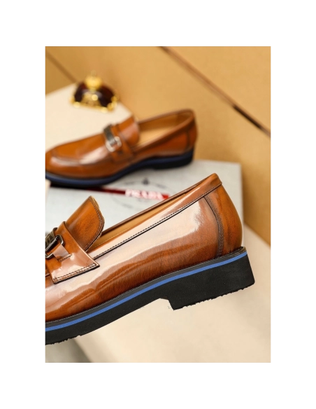 Prada leather shoes 085,PRADA SNEAKERS,Luxury Shoes