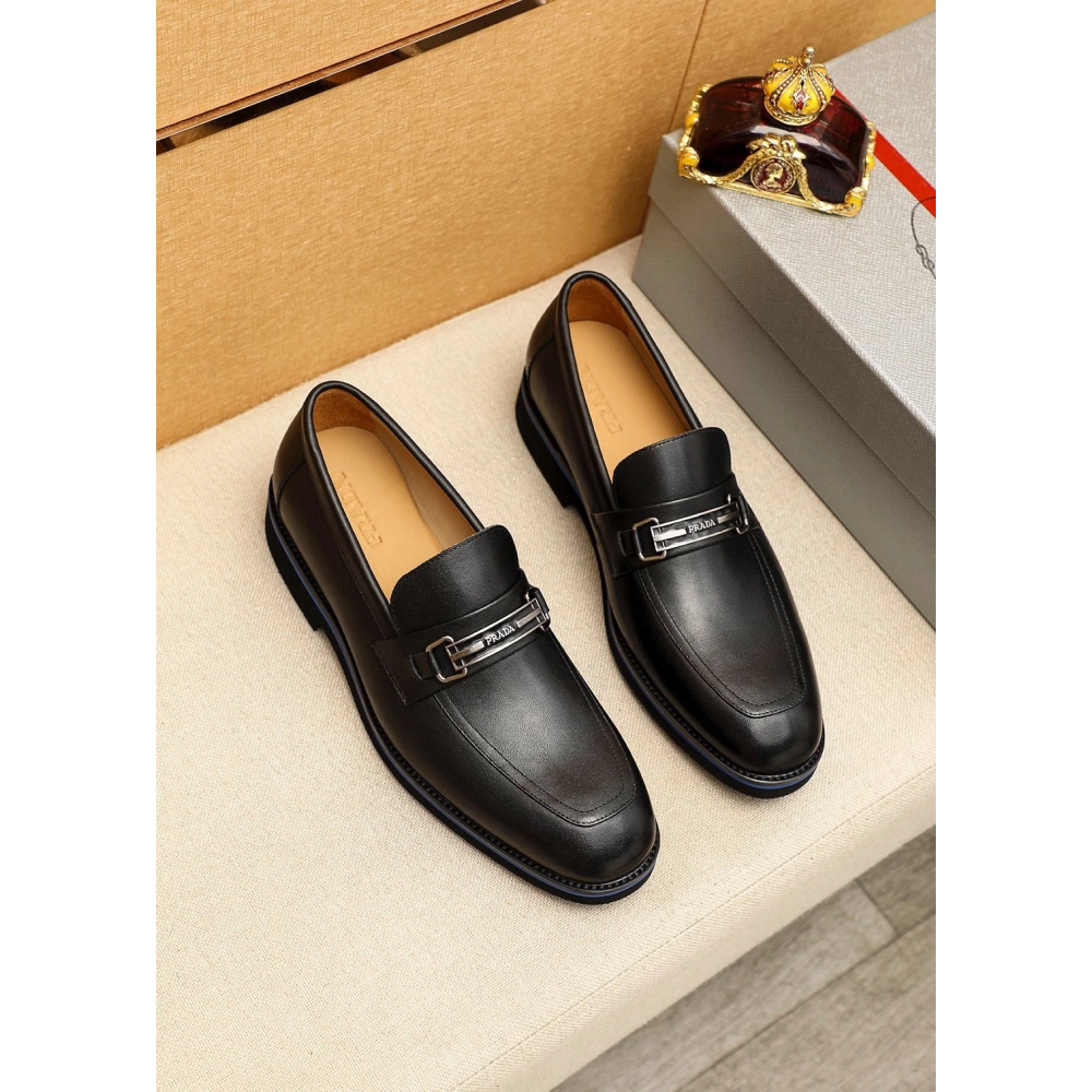 Prada leather shoes 086,PRADA SNEAKERS,Luxury Shoes
