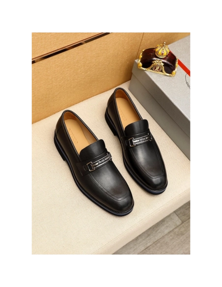 Prada leather shoes 086,PRADA SNEAKERS,Luxury Shoes
