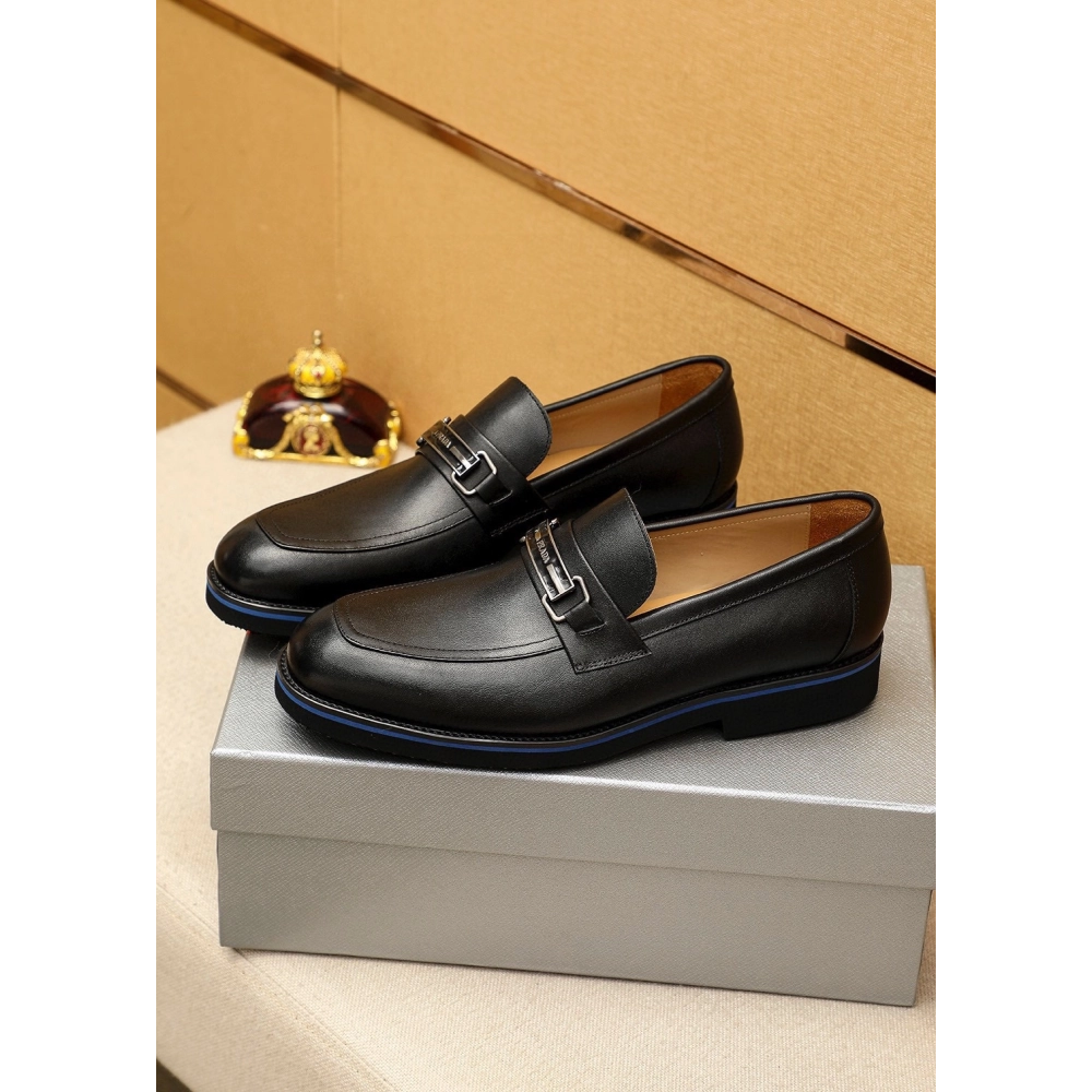 Prada leather shoes 086,PRADA SNEAKERS,Luxury Shoes