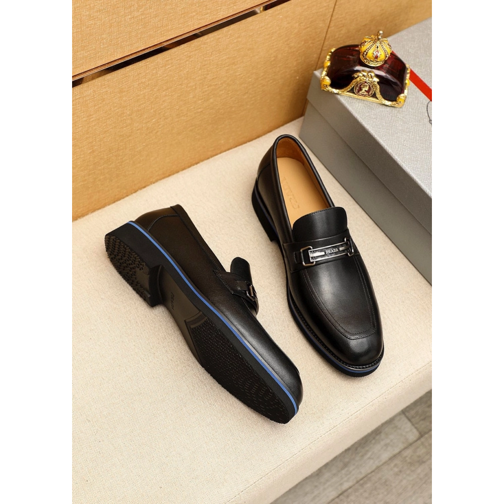 Prada leather shoes 086,PRADA SNEAKERS,Luxury Shoes