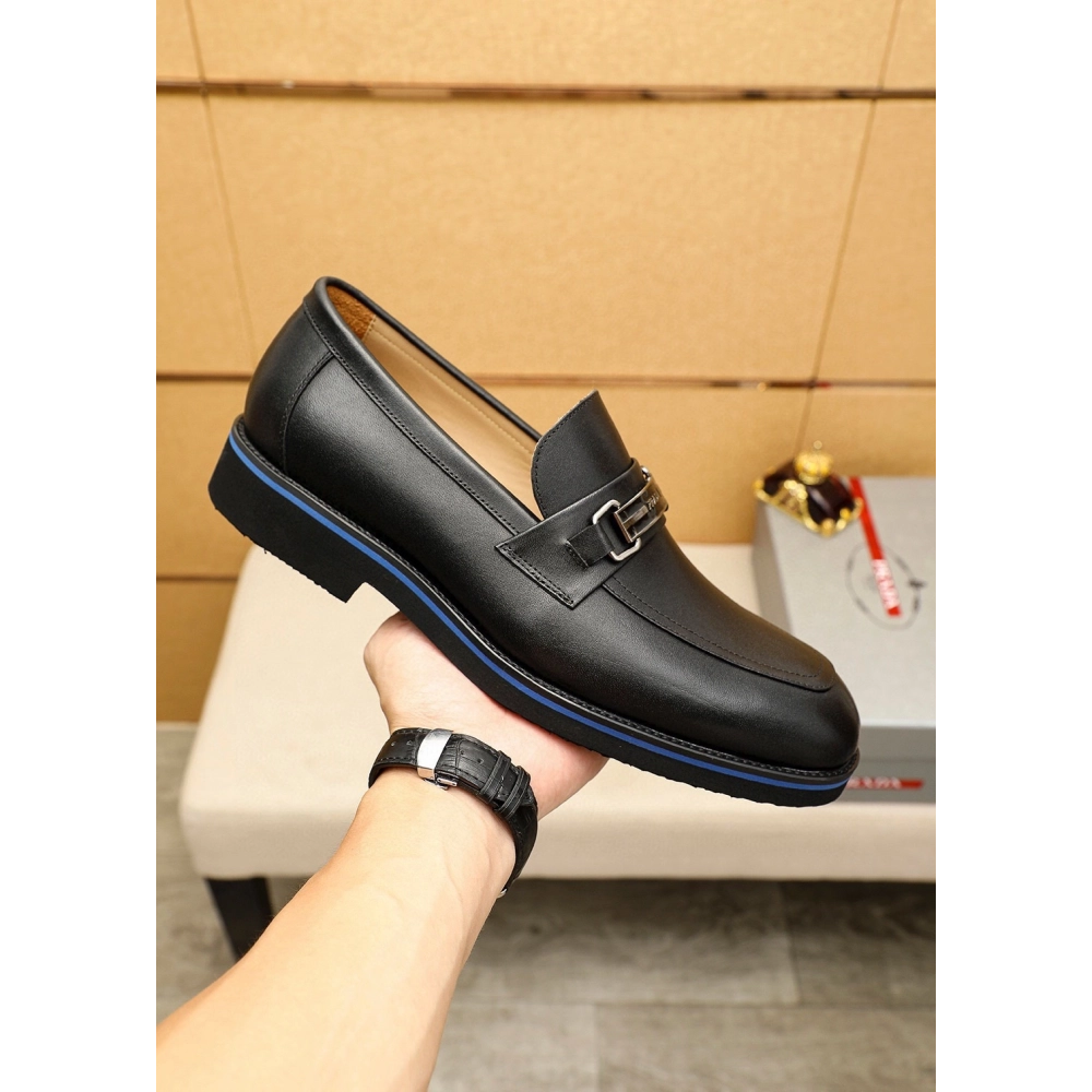 Prada leather shoes 086,PRADA SNEAKERS,Luxury Shoes