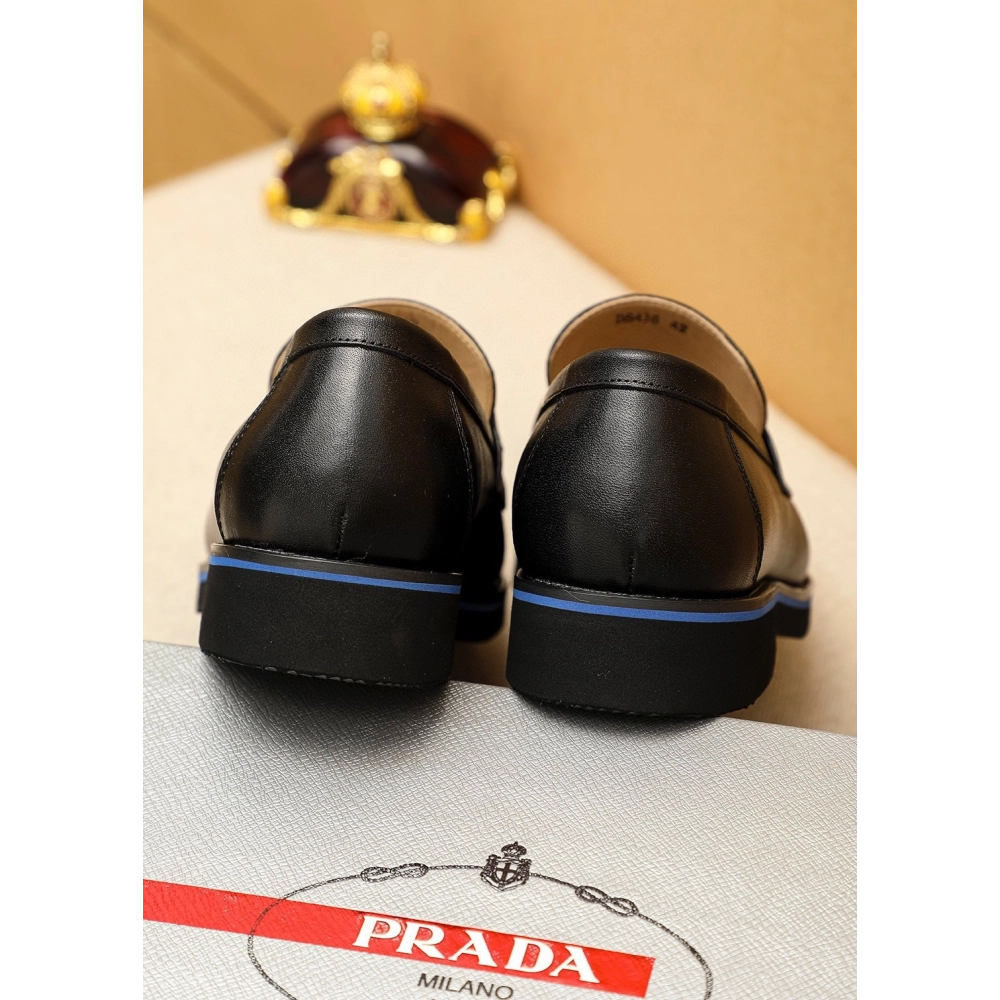 Prada leather shoes 086,PRADA SNEAKERS,Luxury Shoes