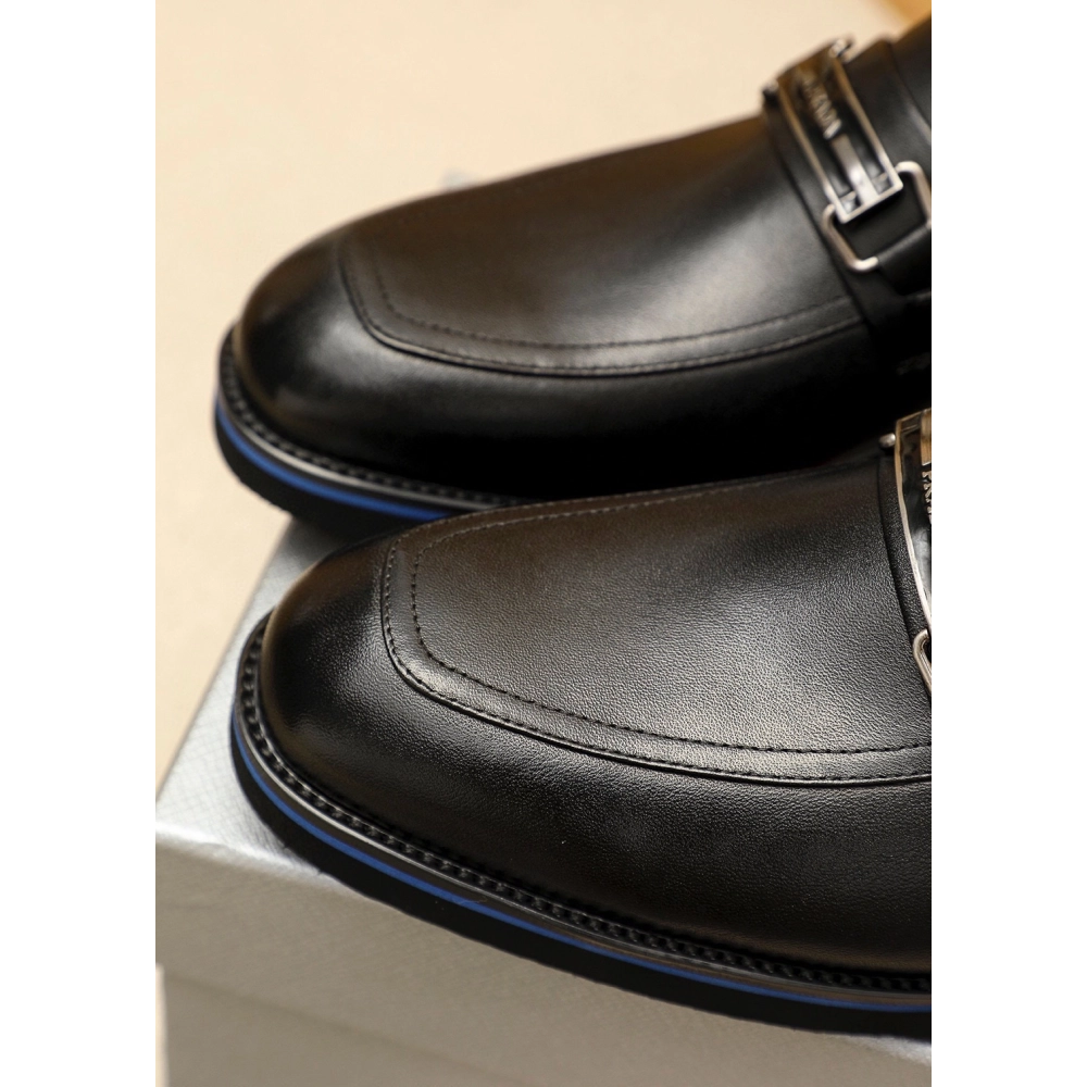 Prada leather shoes 086,PRADA SNEAKERS,Luxury Shoes